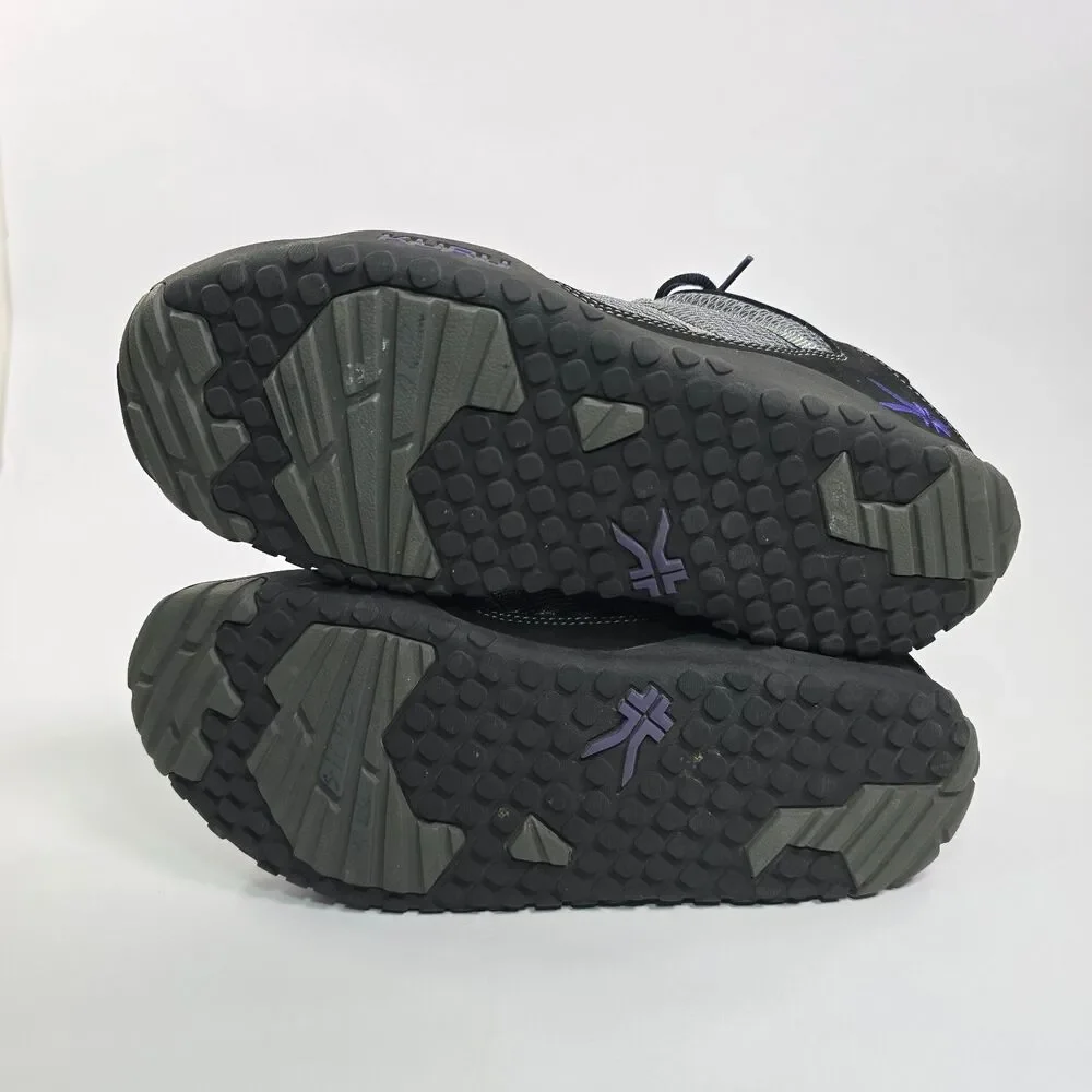 Kuru Chicane Hiking Trail Shoes Gray Black Silver 200625E Mesh Women's 10.5